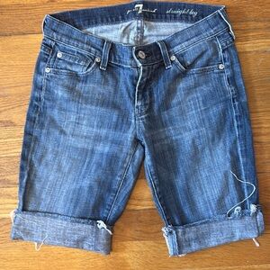 7 For All Of Mankind Shorts Bermuda Length